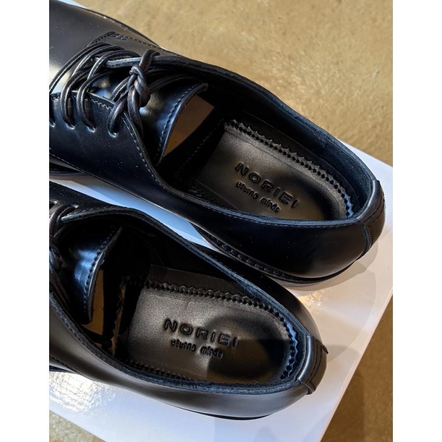 NORIEI ノリエイ  DERBY CORDOVAN SD10301 Oiled cordovan upper Horse hide lining Black Single Dainite soleの画像