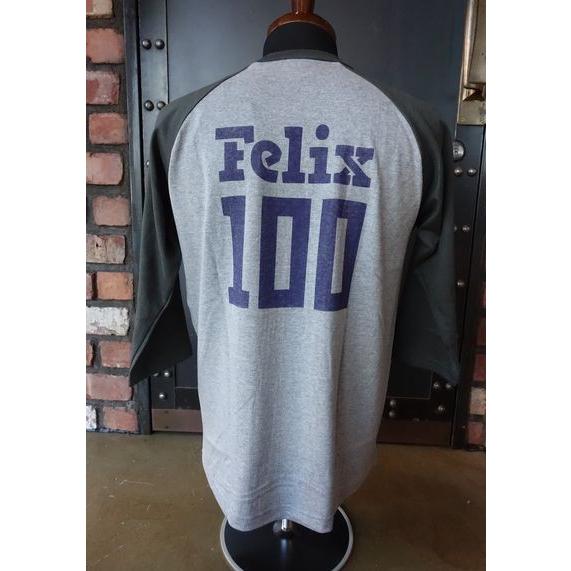 トイズマッコイ TOYS McCOY TMC1944 CROPPED RAGLAN TEE FELIX THE CAT "WILDCATS" アッシュ×ブラック | TOYS McCOY | 01