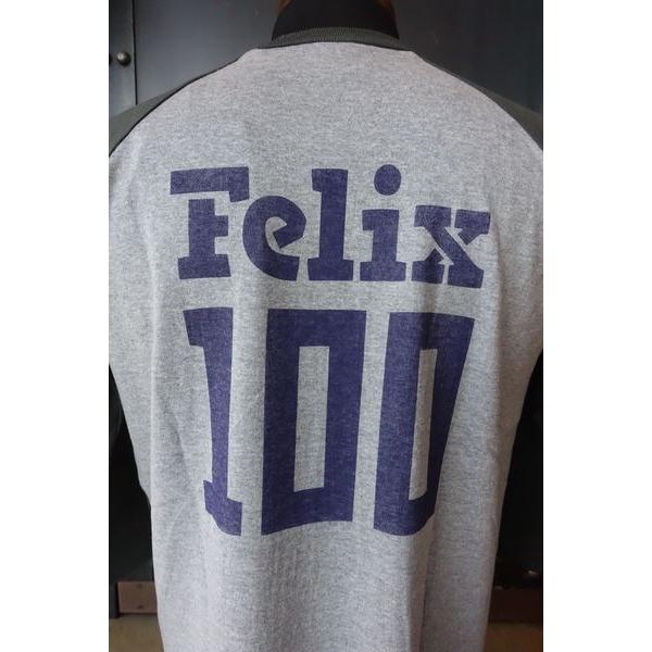 トイズマッコイ TOYS McCOY TMC1944 CROPPED RAGLAN TEE FELIX THE CAT "WILDCATS" アッシュ×ブラック | TOYS McCOY | 03