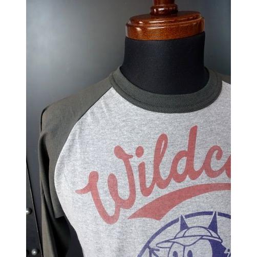 トイズマッコイ TOYS McCOY TMC1944 CROPPED RAGLAN TEE FELIX THE CAT "WILDCATS" アッシュ×ブラック | TOYS McCOY | 04