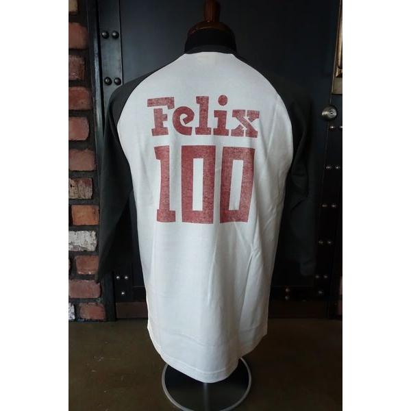 トイズマッコイ TOYS McCOY TMC1944 CROPPED RAGLAN TEE FELIX THE CAT "WILDCATS" オフホワイト×ブラック | TOYS McCOY | 01