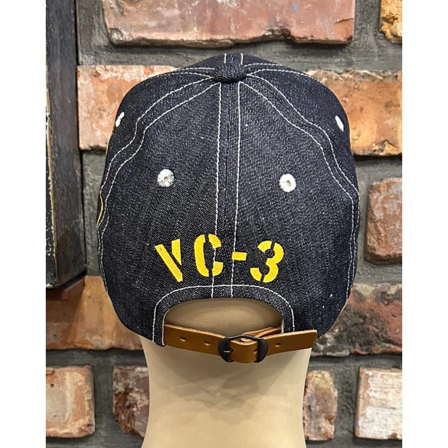 トイズマッコイ TOYS McCOY  TMA2315 10 OZ DENIM CAP USN " VC-3 " キャップ｜magic-u-co｜04