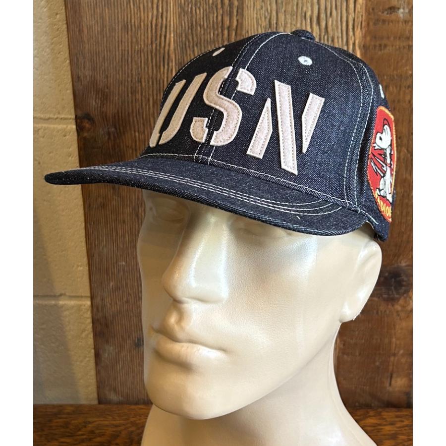 トイズマッコイ TOYS McCOY TMA2410 U.S. NAVY DENIM CAP SNOOPY 