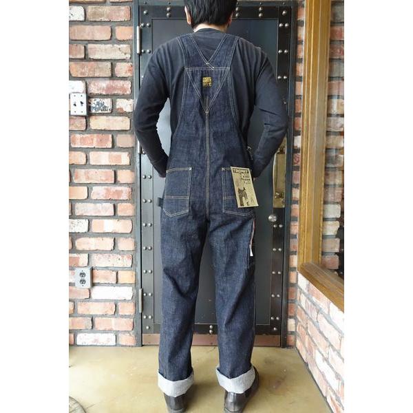 トロフィークロージング TROPHY CLOTHING 1603W W KNEE CARPENTER OVERALL オーバーオール DIRT DENIM｜magic-u-co｜03