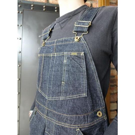 トロフィークロージング TROPHY CLOTHING 1603W W KNEE CARPENTER OVERALL オーバーオール DIRT DENIM｜magic-u-co｜06