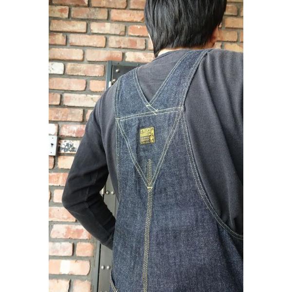 トロフィークロージング TROPHY CLOTHING 1603W W KNEE CARPENTER OVERALL オーバーオール DIRT DENIM｜magic-u-co｜07