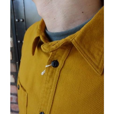 トロフィークロージング TROPHY CLOTHING MACHINE AGE FLANNEL SHIRT シャツ MUSTARD｜magic-u-co｜05