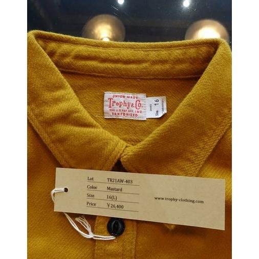 TROPHY CLOTHING トロフィークロージング MACHINE AGE FLANNEL SHIRT 