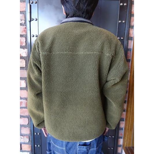 トロフィークロージング TROPHY CLOTHING 2 FACE MOUNTAIN JACKET フリース OLIVE/CHARCOAL｜magic-u-co｜02