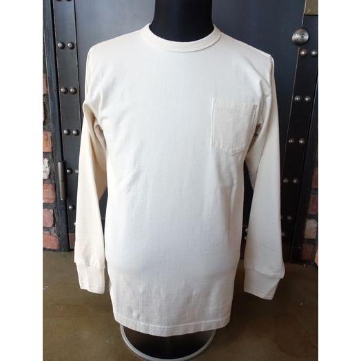 トロフィークロージング TROPHY CLOTHING TR21SS-201 SPORTSWEAR OD L/S PKT TEE NATURAL｜magic-u-co｜02