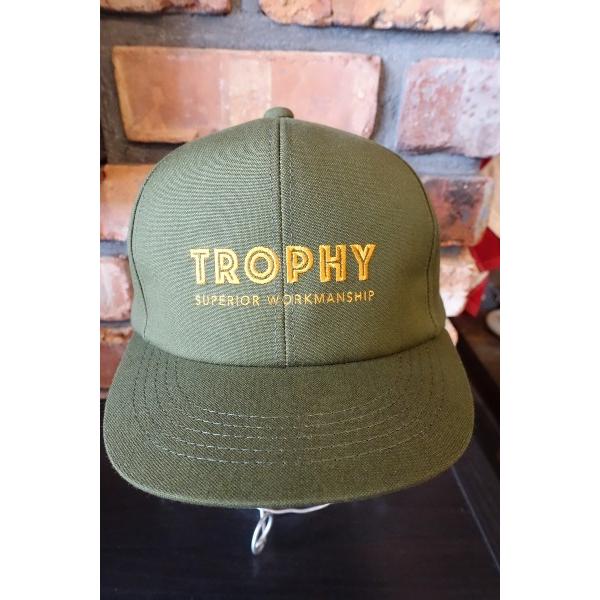 トロフィークロージング TROPHY CLOTHING SUPERIOR LOGO TRACKER CAP  キャップ  OLIVE｜magic-u-co｜02