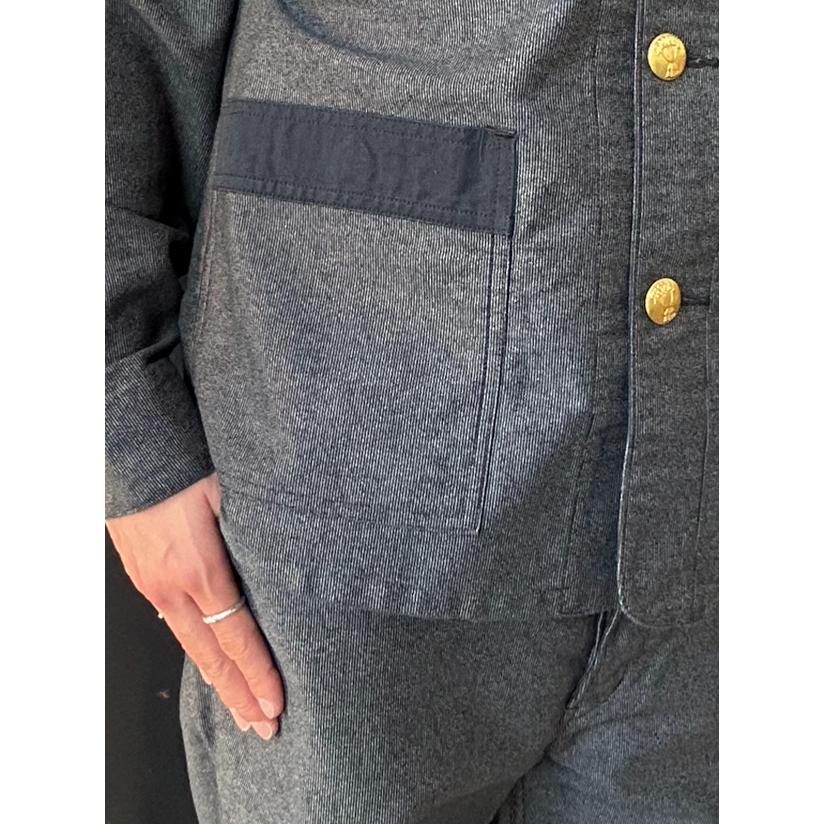 トロフィークロージング TROPHY CLOTHING Rail Roader Chore Jacket TR23AW-503 Navy｜magic-u-co｜04