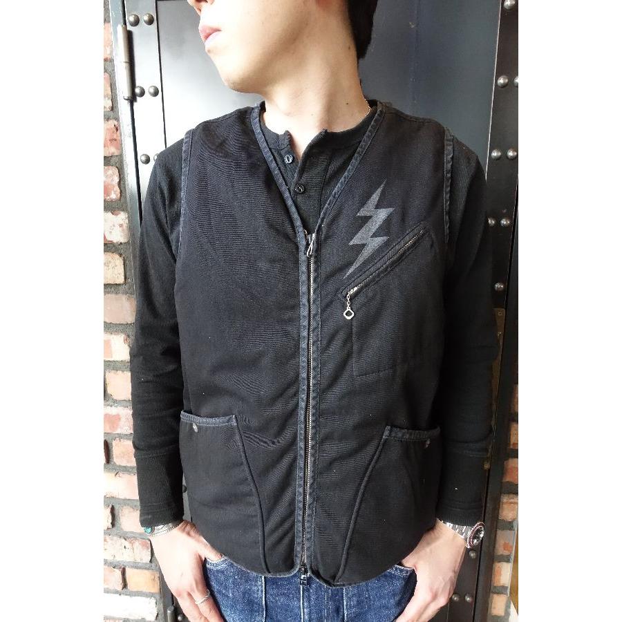 ヴィンアンドエージ Vin&Age VTJ5 DECK BOA VEST ベスト BLACK : MAGIC