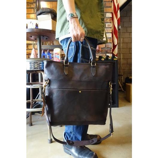 ヴァスコ vasco LEATHER NELSON 2WAY BAG バッグ BLACK : MAGIC