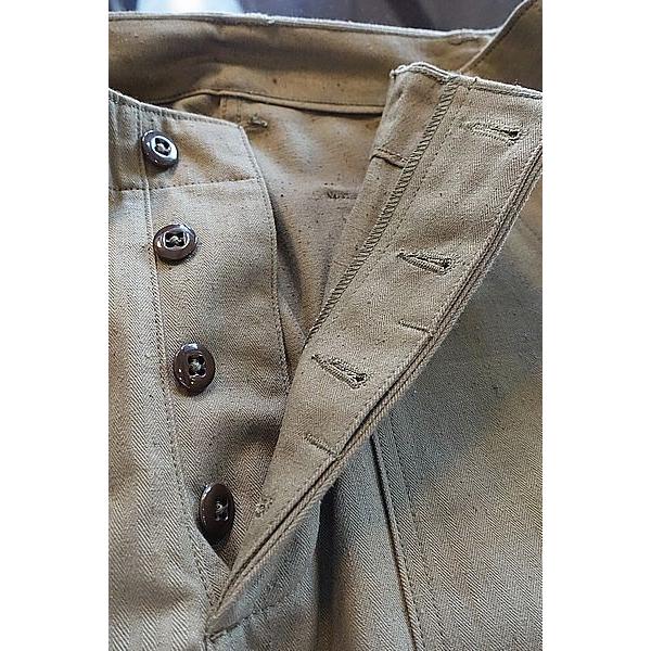 ウエアハウス WAREHOUSE Lot1086 HERRINGBONE MILITARY PANTS [ODG]｜magic-u-co｜07