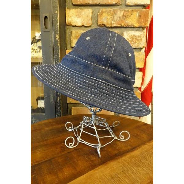 WAREHOUSE ウエアハウス Lot 5200 DENIM ARMY HAT [INDIGO