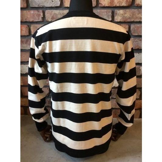 ウエストライド WEST RIDE HEAVY BORDER LONG TEE ボーダー BLK/CRM