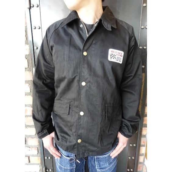 ウエストライド WEST RIDE 22SS SPEEDWAY COACH JACKET コーチジャケット BLK｜magic-u-co