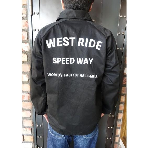 ウエストライド WEST RIDE 22SS SPEEDWAY COACH JACKET コーチジャケット BLK｜magic-u-co｜02