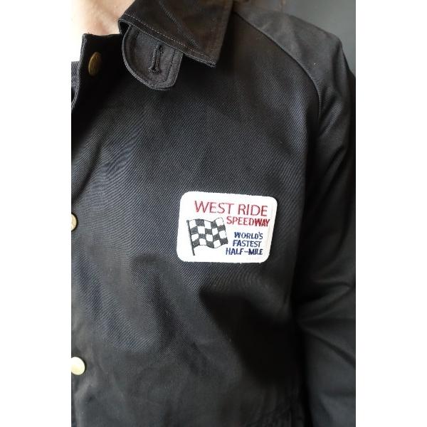 ウエストライド WEST RIDE 22SS SPEEDWAY COACH JACKET コーチジャケット BLK｜magic-u-co｜03