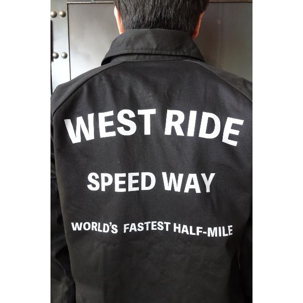 ウエストライド WEST RIDE 22SS SPEEDWAY COACH JACKET コーチジャケット BLK｜magic-u-co｜04