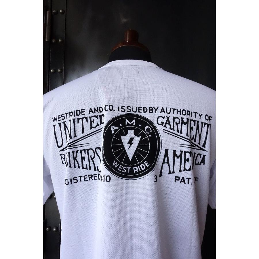 ウエストライド WEST RIDE　23SS POWER DRY TEE-2  A.M.C Tシャツ WHT｜magic-u-co｜04