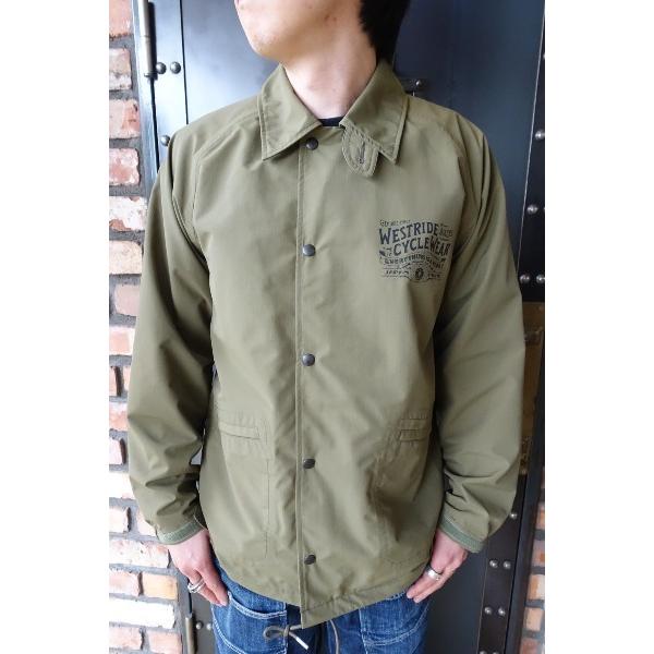 ウエストライド WEST RIDE SUPPLEX CYCLE WINDBREAKER:WESTRIDE CYCLEWEAR OLV｜magic-u-co