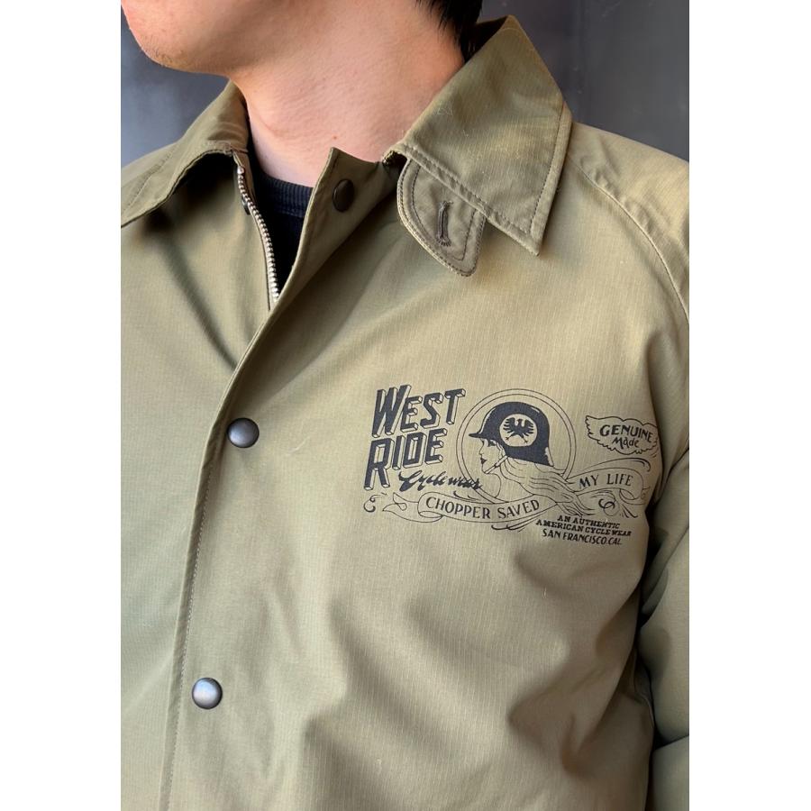 ウエストライド WEST RIDE 23FW CYCLE FUR WINDBREAKER OLV