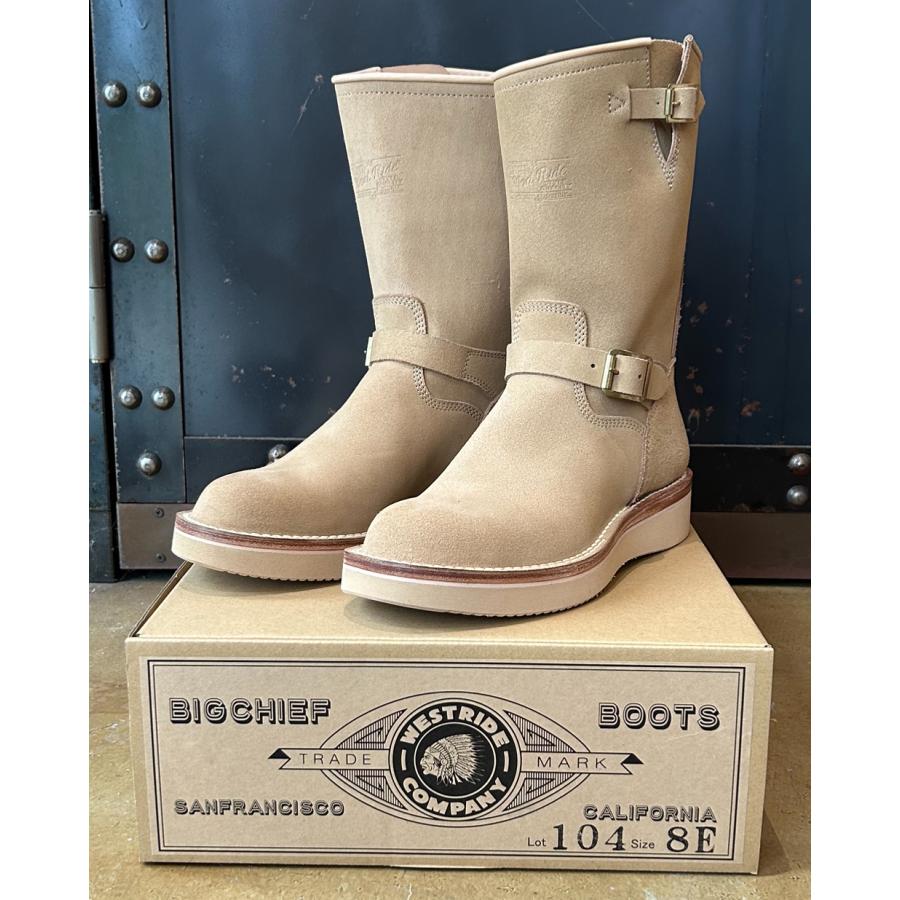 ウエストライド WEST RIDE ROUGH RIDER ENGINEER BOOTS 2021 TAN