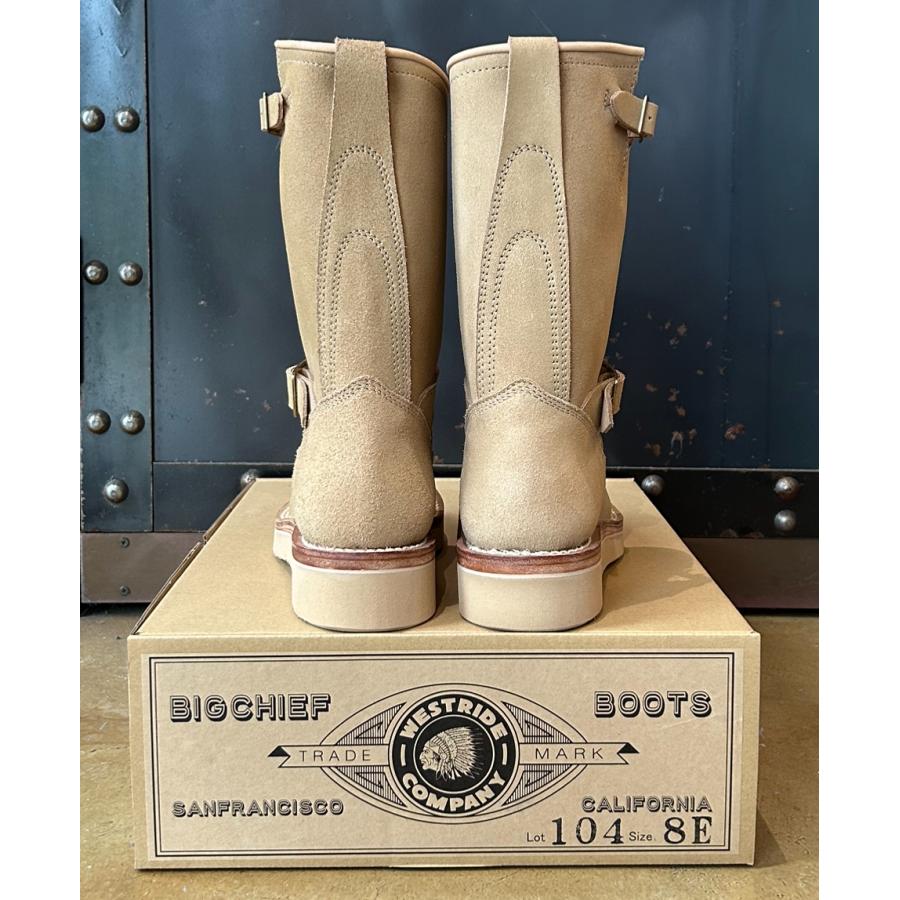 ウエストライド WEST RIDE ROUGH RIDER ENGINEER BOOTS 2021 TAN