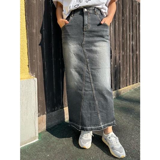 INDIMARK（インディマーク） フリンジタイトスカート グレー WJ169