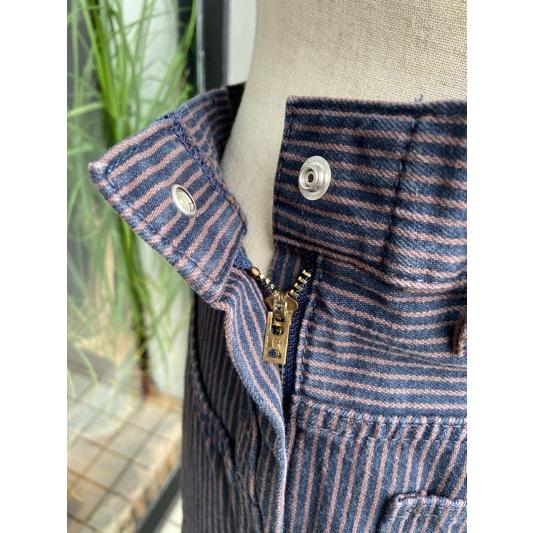 Lee Lee（リー） SIDE ZIP WORK PANTS LL6147-268 ブラウンストライプ 
