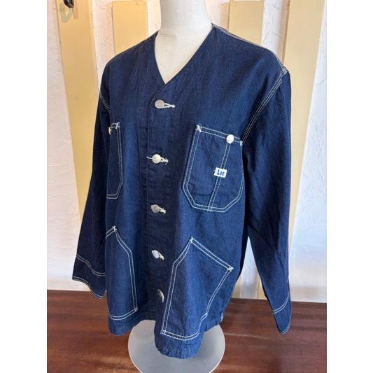 Lee ビンテージワークジャケット 31日まで1500円off LEE リー 70年代 USA製 91- B デニムワークジャケット TALON ジップ