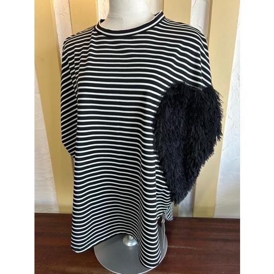 margaux MARGAUX VINTAGE/マルゴーヴィンテージ heart fringe Tee MHP 