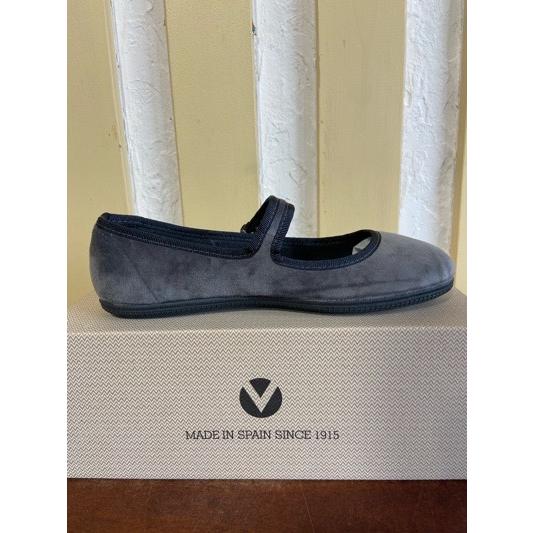 【未使用品】 victoria フラットシューズ　ストラップシューズ　ベロア VICTORIA】ヴィクトリア ストラップ | WASH ルミネ横浜店 | WASH