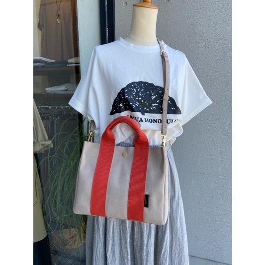 VIOLA d'ORO/ヴィオラドーロ　GINOジーノ　マイクロファイバースエードトート　M　V-2063 sand beige×aqricot(サンドベージュ×アプリコット) | VIOLAd'ORO | 12