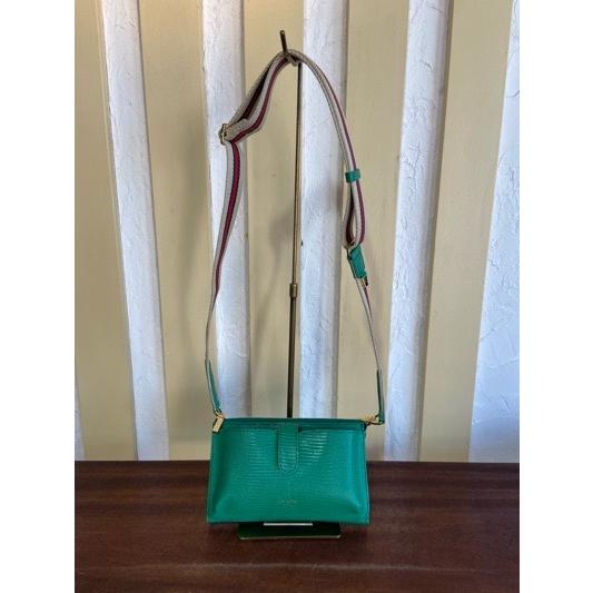 VIOLA d'ORO/ヴィオラドーロ　ADRIA/アドリア　V-1477 リザード型押しレザー横型スマートフォンポシェット　green | VIOLAd'ORO | 10