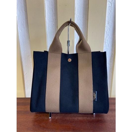 VIOLA d'ORO/ヴィオラドーロ　GINOジーノ　マイクロファイバースエードトート　M　V-2063 black ×mocha (ブラック×モチャ) | VIOLAd'ORO