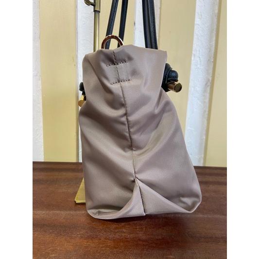 VIOLA d'ORO/ヴィオラドーロ　BIANCA（ビアンカ）　ナイロンバッグ　V-2174 TAUPE×BLACK | VIOLAd'ORO | 03