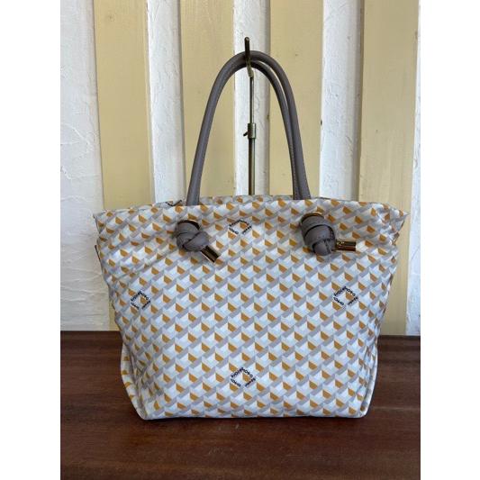 VIOLA d'ORO/ヴィオラドーロ　BIANCA（ビアンカ）　ナイロンモノグラムトートバッグ　V-2185 モノグラムトープ | VIOLAd'ORO | 02