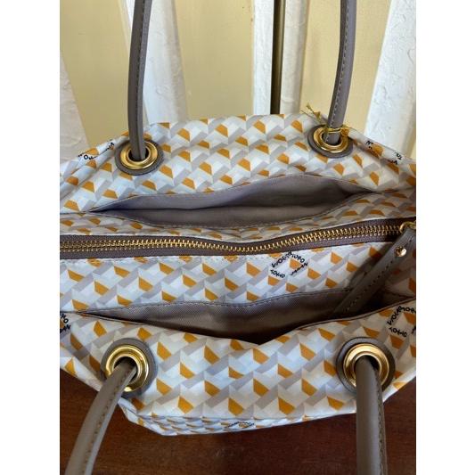 VIOLA d'ORO/ヴィオラドーロ　BIANCA（ビアンカ）　ナイロンモノグラムトートバッグ　V-2185 モノグラムトープ | VIOLAd'ORO | 05