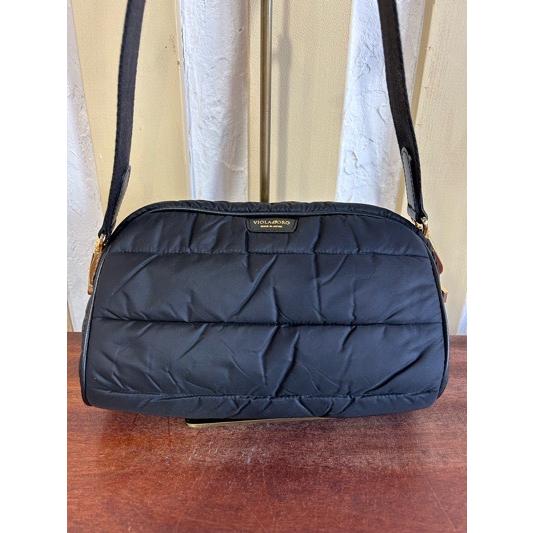 VIOLA d'ORO/ヴィオラドーロ　GINO ナイロンショルダーバッグ　V-2192 ブラック | VIOLAd'ORO | 02