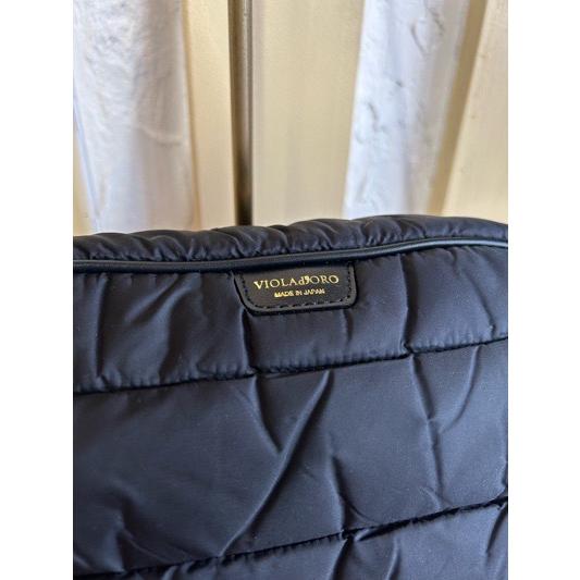 VIOLA d'ORO/ヴィオラドーロ　GINO ナイロンショルダーバッグ　V-2192 ブラック | VIOLAd'ORO | 03