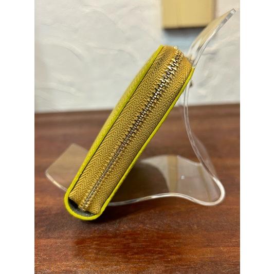 VIOLA’dORO/ヴィオラドーロ　PORTA / V-5056 リザード型押しレザー 二つ折りL字型財布　レモン | VIOLAd'ORO | 02