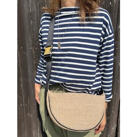 VIOLA d'ORO/ヴィオラドーロ　SANDRO ラフィア調 ショルダーバッグ かごバッグ  V-8903 | VIOLAd'ORO