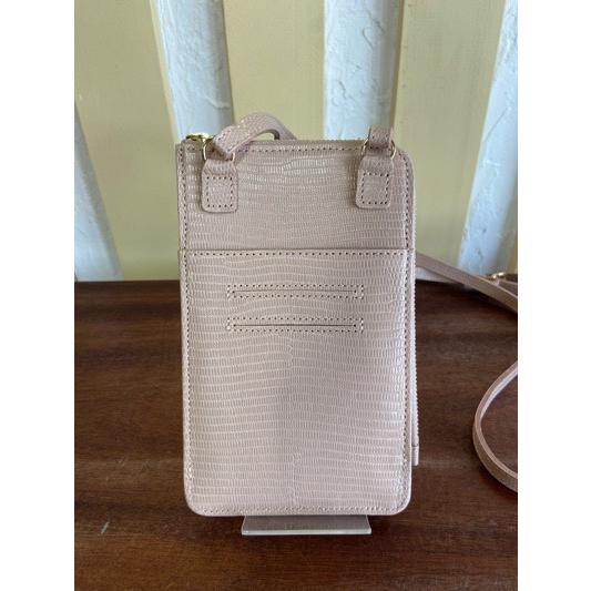VIOLA d'ORO/ヴィオラドーロ　ADRIA V-1289 リザード型押しスマートフォンポシェット pink beigeピンクベージュ | VIOLAd'ORO | 02