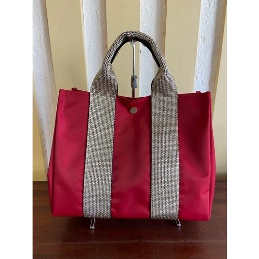 VIOLA d'ORO/ヴィオラドーロ　GINOジーノ　ナイロントートバック　V-2139 Red×Gold(レッド×ゴールド) | VIOLAd'ORO | 02