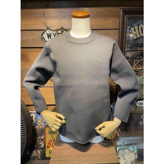 BLUCO（ブルコ） ニット 155-15-001 CREW NECK RIB KNIT SWEATER CH
