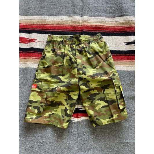 クックマン/COOKMAN ショートパンツ 231-11928 Chef Pants Short Cargo Ripstop Camo Green (Woodland) | COOKMAN