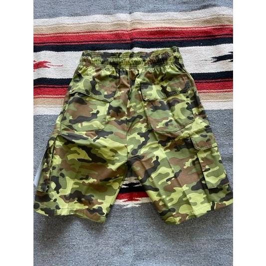 クックマン/COOKMAN ショートパンツ 231-11928 Chef Pants Short Cargo Ripstop Camo Green (Woodland) | COOKMAN | 01